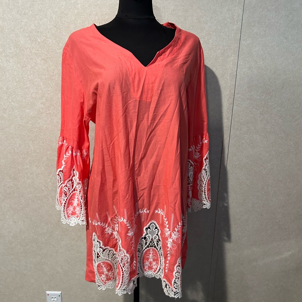 Gibson Coral Cover up Large